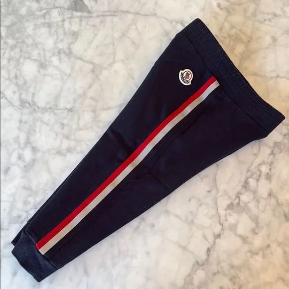 Moncler Blue and Red Joggers with Sleek Design 2Y - Picture 1 of 7